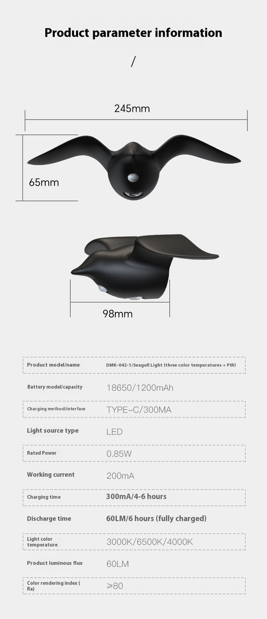 Lámpara LED con Sensor de Movimiento Recargable para Pasillos y Escaleras - Image 9