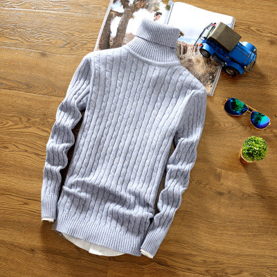 Suéter de Cuello Alto Coreano para Hombre Invierno - Image 6