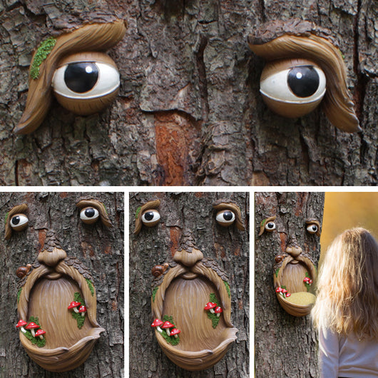 Decoración de Jardín Pascual con Árbol Hongo Sonriente - Image 8