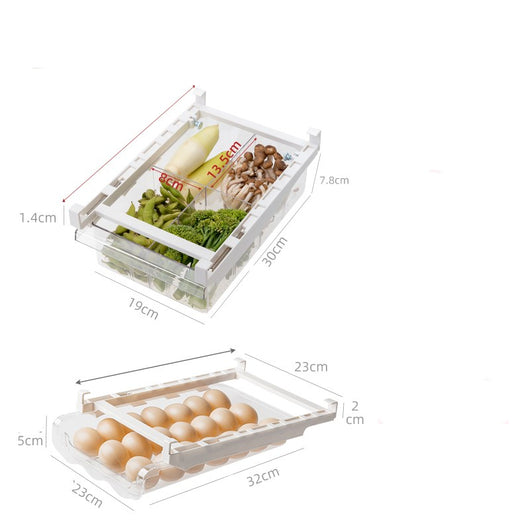 Organizador de Refrigerador Ajustable con Cajón Extraíble - Image 26