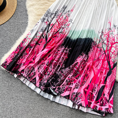 Conjunto de Dos Piezas: Blusa Plisada sin Mangas y Falda Diseño Exclusivo para Mujer - Image 31