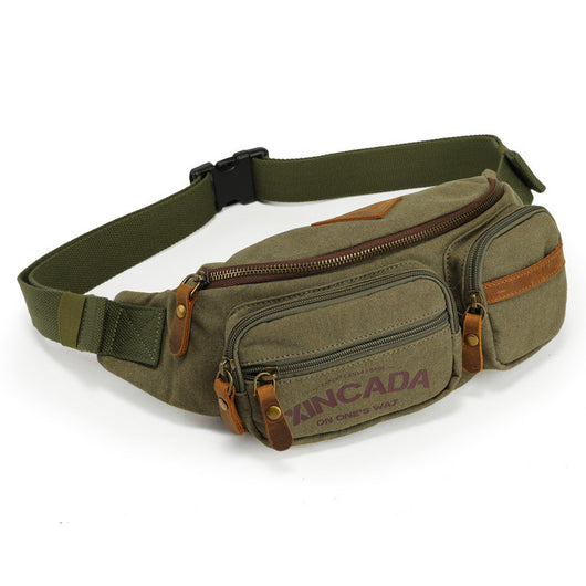Bolsa de Pecho Canvas con Correa Ajustable para Aventuras - Image 5