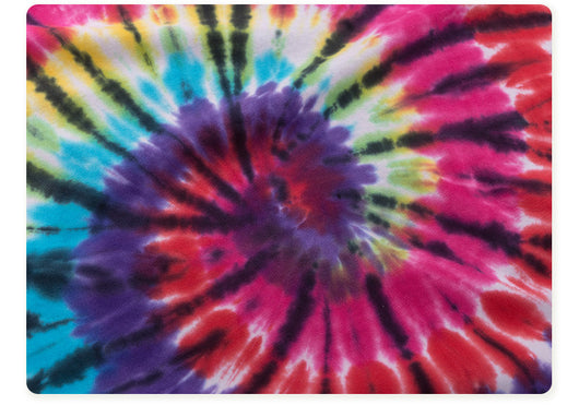 Playera Hombre Espiral Arcoíris Tie-Dye Manga Corta Suelta - Image 8