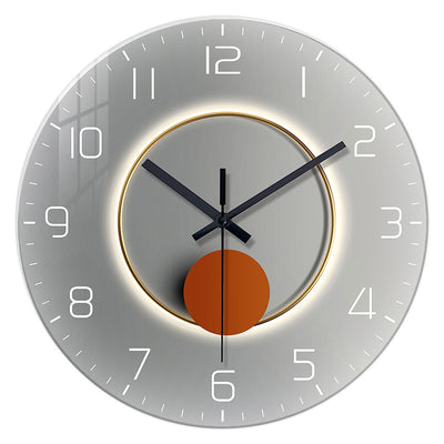 Reloj de Pared de Cristal Templado Silencioso para Sala - Image 16