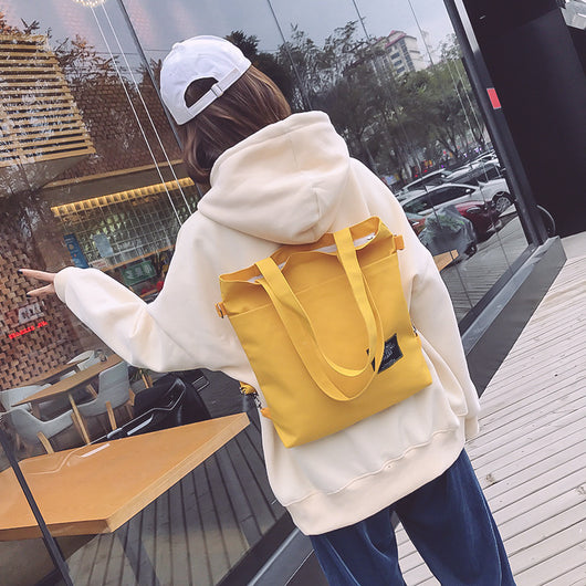 Bolsa Escolar Artística Crossbody - Mochila de Moda Portátil para Clases