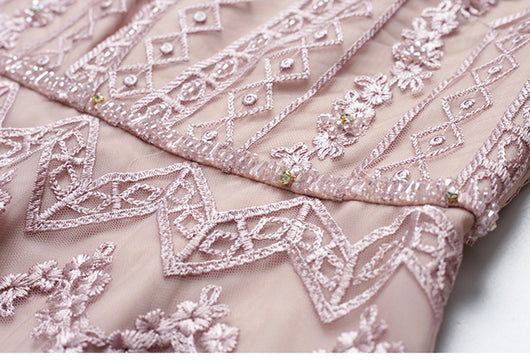 Vestido Slim Fit Elegante con Detalles Diamante - Image 7