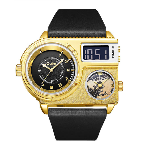 Reloj Deportivo Casual para Hombre con Esfera Grande y Correa de Cuero - Image 9