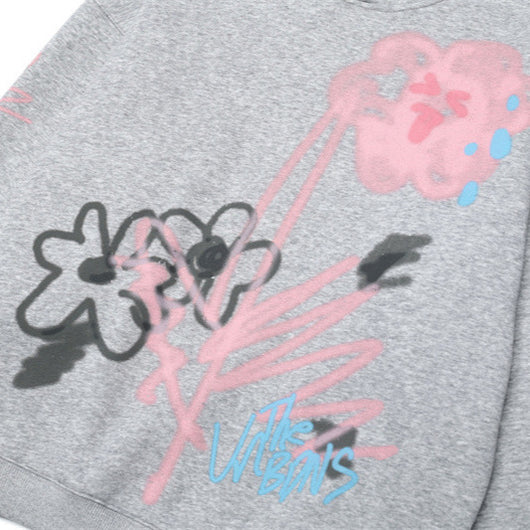Sudadera Retro Unisex con Diseño Floral Spray - Estilo Street Wear Oversized - Image 4