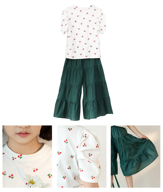 Conjunto de Culotes Morandi para Niñas y Adolescentes - Estilo Coreano Casual - Image 10