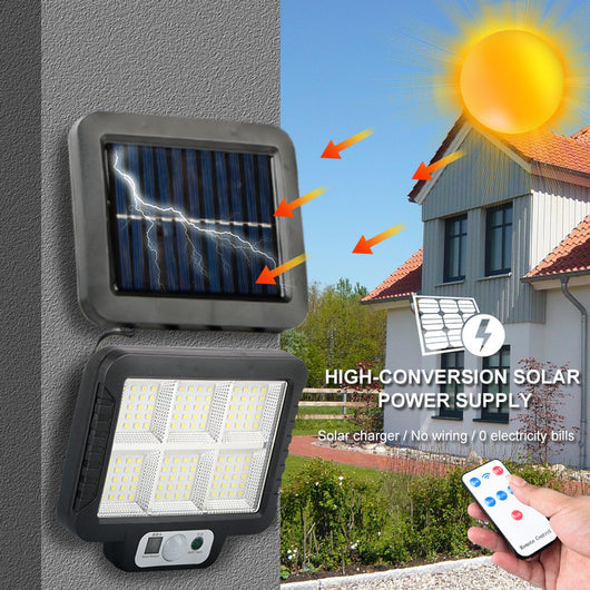 Luz Solar de Pared Bifásica 120 LED con Sensor de Movimiento - Image 12