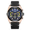 Reloj Deportivo para Hombre Cronógrafo Azul Cuarzo