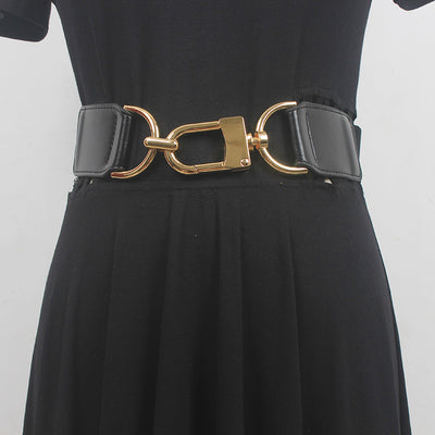 Traje Falda Ejecutivo con Cintura Elástica de Metal - Image 13