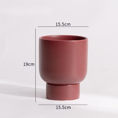 Maceta de Cerámica Verde Estilo Morandi para Decoración - Image 6