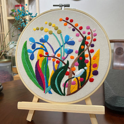 Kit de Costura para Cuadro Tridimensional con Flores Artesanales - Image 8