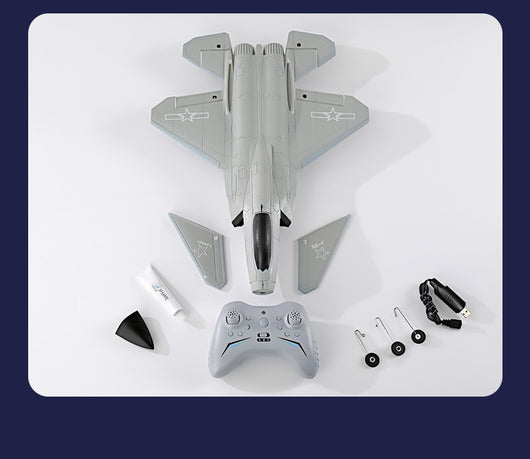 Avión de Combate de Espuma con Control Remoto y Motor sin Escobillas - Image 8