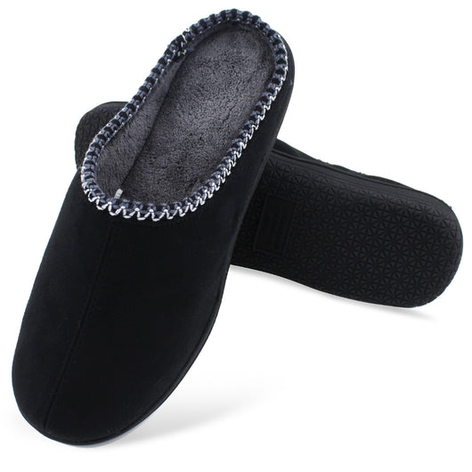 Pantuflas de Felpa Coral para Hombre Talla Grande - Image 5