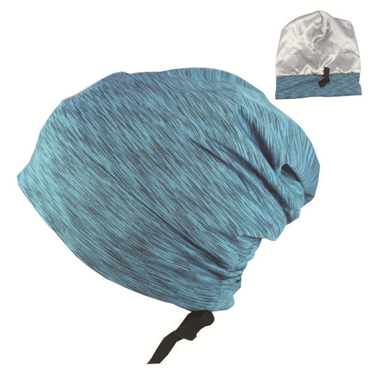 Gorro Nocturno de Satén Doble Capa para Hombre