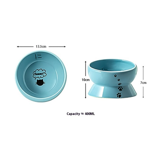 Comedero para Gatos con Protección Espinal y Borde Elevado - Image 7