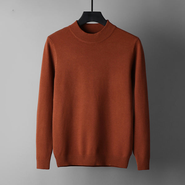 Suéter Cuello Medio Alto Casual para Mujer