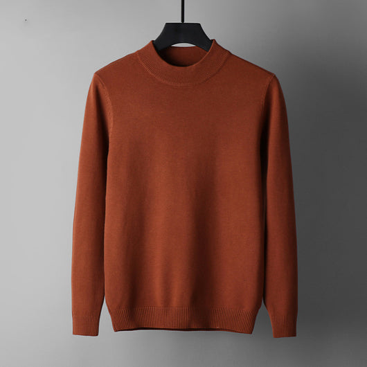Suéter Cuello Medio Alto Casual para Mujer