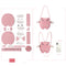 Woven Messenger Bag Rosado Backpack DIY L