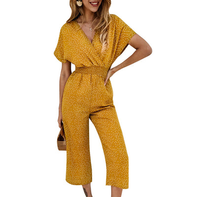 Overol de Mujer Estampado con Escote en V y Bolsillos - Image 21
