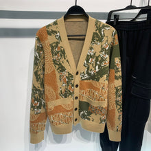 Cardigan Retro Japonés V-Neck para Parejas - Suéter Tejido Casual - Image 12