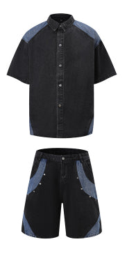 Traje de Mezclilla Vintage Personalizado Efecto Desgastado - Image 10