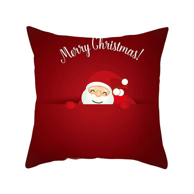 Funda de Almohada Navideña con Diseño de Ciervo y Patrón Geométrico - Image 40