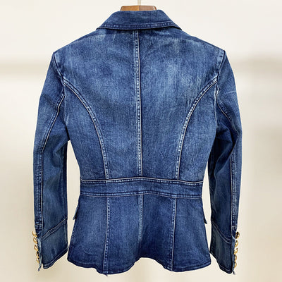 Chaqueta Denim Doble Botonadura Efecto Lavado - Image 3