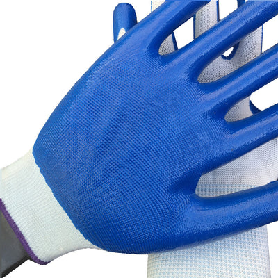 Guantes Protectores Reforzados de Goma Industrial con Recubrimiento Plástico Impregnado - Image 9