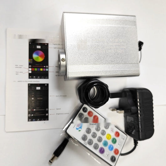 Tela LED Fibra Óptica con Fuente de Luz RGB 16W - Image 5
