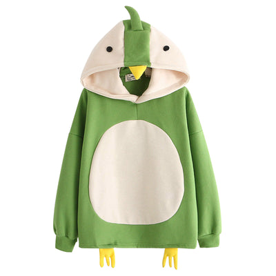 Sudadera con Capucha de Felpa para Mujer con Diseño de Pollito Adorable - Image 14