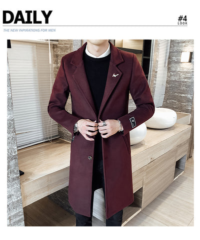Abrigo de Invierno para Hombre en Algodón y Lana - Image 23