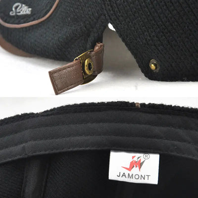 Gorro Tejido Grueso Británico para Hombre - Abrigo Casual - Image 9