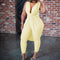 Jumpsuit Ejecutivo de Seda Láctea para Mujer - Talla Grande