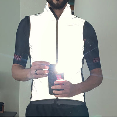 Chaqueta Reflectante Ligera Cortavientos para Hombre