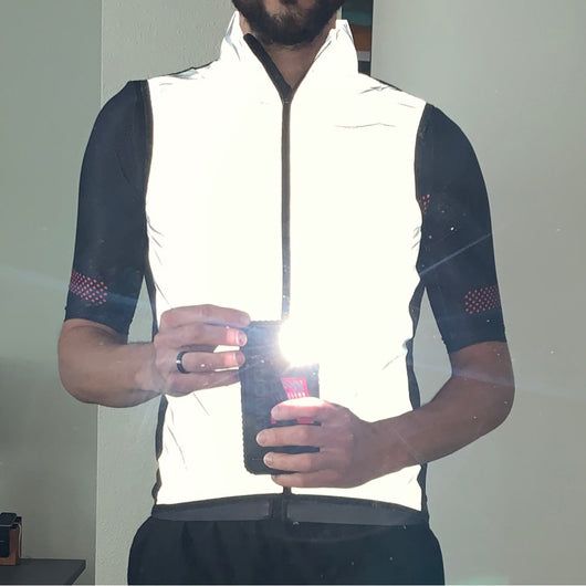 Chaqueta Reflectante Ligera Cortavientos para Hombre