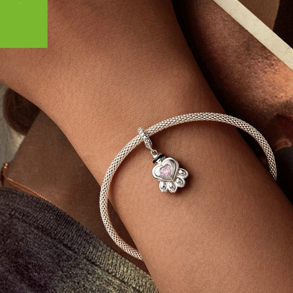 Dije de Pulsera Corazón Circón DIY - Diseña tu Accesorio Personalizado