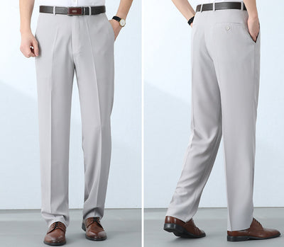Pantalones de Seda Ligeros para Hombre - Comodidad Premium para Adultos Maduros - Image 14