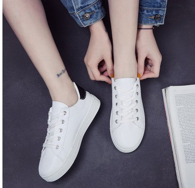 Zapatillas Deportivas Blancas Casual Primavera - Suela Plana Cómoda - Image 3