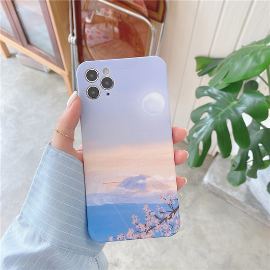 Funda para Teléfono con Soporte y Diseño de Flores de Cerezo - Image 4