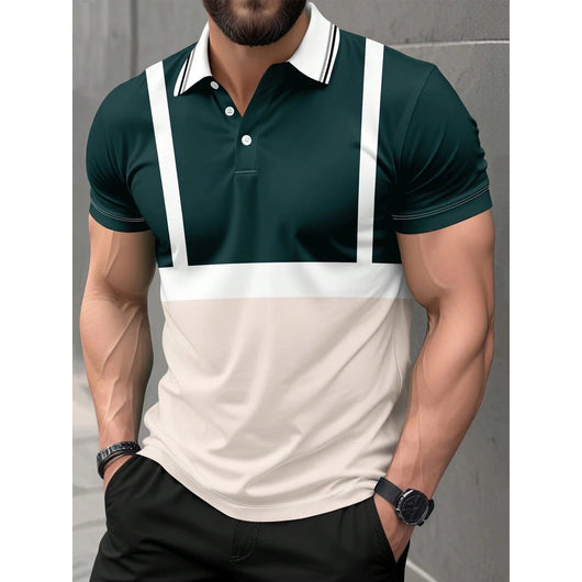 Playera Tipo Polo Cuello Solapa Estilo Urbano Primavera-Verano - Image 5