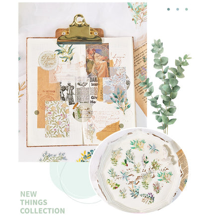 Cuaderno de Flores y Plantas - Material Decorativo 40 Piezas - Image 18