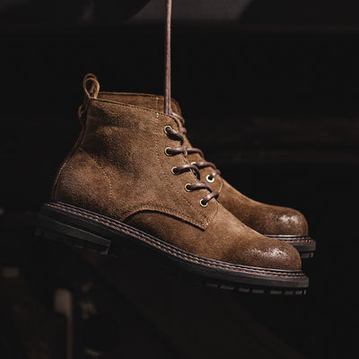 Botas Martin Retro Workwear de Caña Media Estilo Británico para Hombre - Image 3