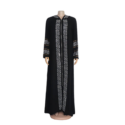 Vestido Swing Estilo Musulmán con Diseño Africano Tradicional - Image 7
