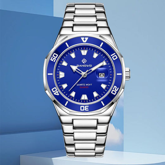 Reloj de Cuadrante Grande para Hombre - Estilo Empresarial con Movimiento de Cuarzo - Image 4