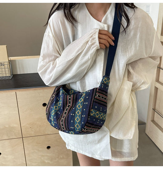 Bolso Bandolera Étnico Dumpling de Gran Capacidad - Estilo Moderno para Mujer - Image 15