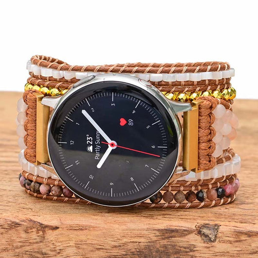 Pulsera Reloj Bohemia Multicapa Tejida - Image 3