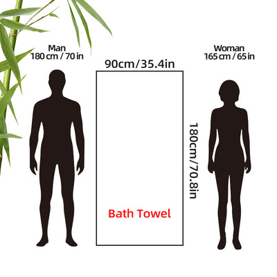 Toalla de Baño Bambú Carbón Activado Extra Gruesa y Absorbente - Image 7